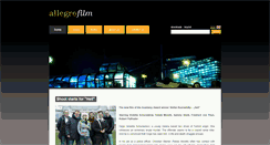 Desktop Screenshot of en.allegrofilm.at